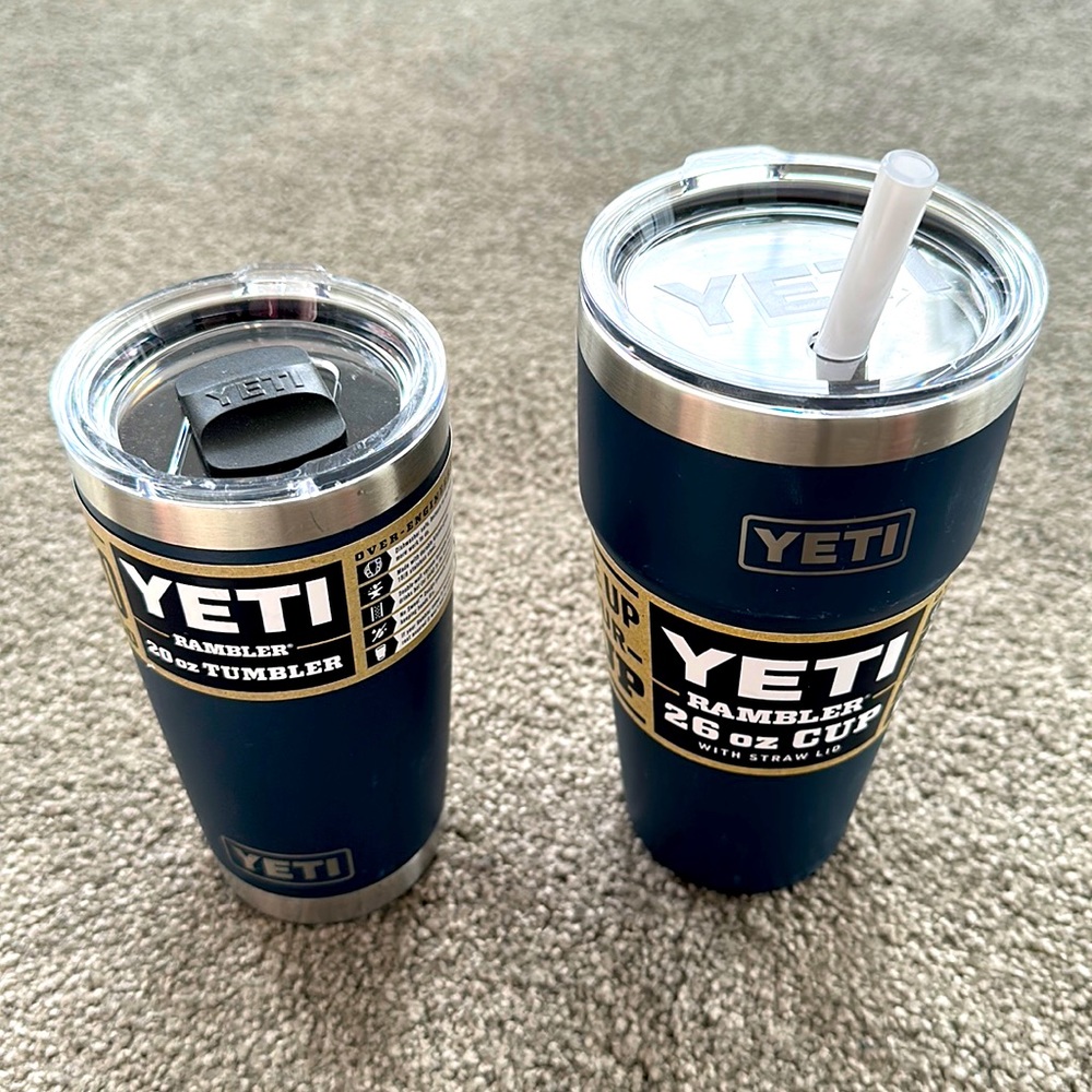 New Yeti Tumbler 20oz & Yeti Rambler 30oz